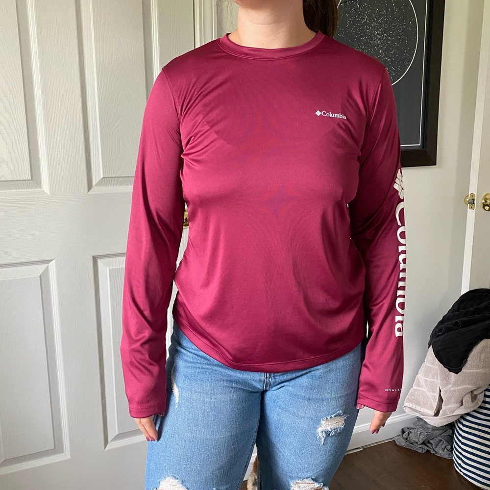 Columbia dry fit long sleeve shirt